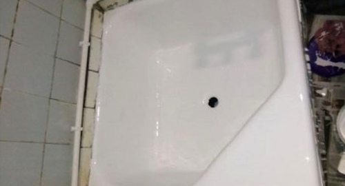 Обновление душевого поддона акрилом | Горняк